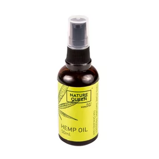 Nature Queen Nature Queen, olej konopny, 50 ml - Kremy i maski do rąk - miniaturka - grafika 1
