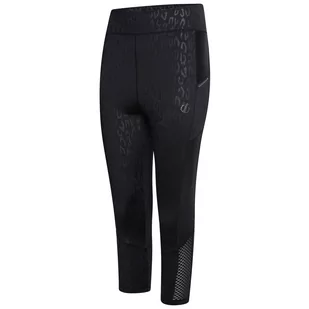 Legginsy damskie 3/4 Dare 2b Shine Bright 3/4 Rozmiar: S / Kolor: czarny/szary - Spodnie sportowe damskie - miniaturka - grafika 1