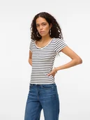 Koszulki i topy damskie - Vero Moda Koszulka "Sea" w kolorze białym - miniaturka - grafika 1