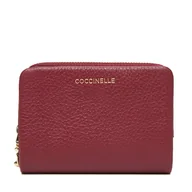 Portfele - Mały Portfel Damski Coccinelle E2 TBM 11 E9 01 Bordowy - miniaturka - grafika 1