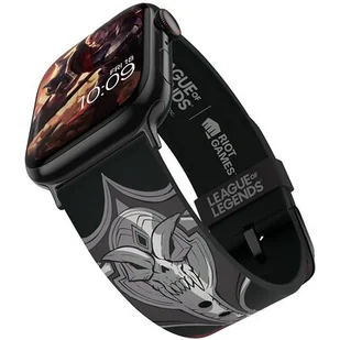 Pasek MOBY FOX League of Legends Darius do Apple Watch 2/3/4/5/6/7/8/9/SE/SE 2022/Ultra/Ultra 2 (38/40/41/42/44/45/49mm) Czarny - Akcesoria do smartwatchy - miniaturka - grafika 1