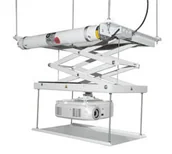 Uchwyty do projektorów - PeTa winda sufitowa płaska wymiar S, do 20kg, suw 30cm - miniaturka - grafika 1