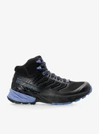 Buty trekkingowe damskie - Buty turystyczne damskie Scarpa Rush Mid GTX - black/provence - miniaturka - grafika 1