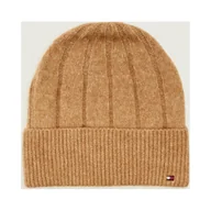 Czapki damskie - Tommy Hilfiger Czapka z dodatkiem wełny - miniaturka - grafika 1