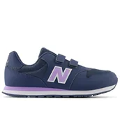Buty dla dziewczynek - Buty dziecięce New Balance GV500CIL - granatowe - miniaturka - grafika 1