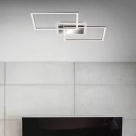 Lampy sufitowe - Briloner Lampa sufitowa LED Frame 2-pkt. CCT, aluminium - miniaturka - grafika 1