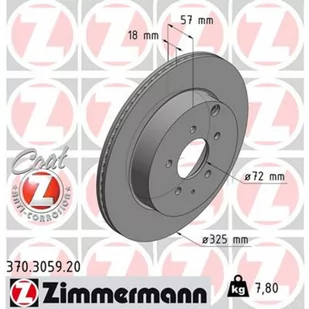 Zimmermann (OTTO GMBH) (OTTO GMBH) 370.3059.20 370.3059.20 - Tarcze hamulcowe - miniaturka - grafika 1