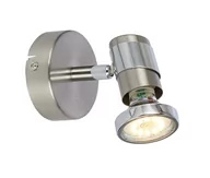 Lampy ścienne - Emina - kinkiet 1 płomienny satyna/chrom 827611-07 - miniaturka - grafika 1