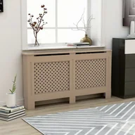 Akcesoria grzewcze - vidaXL Osłona na kaloryfer, 152x19x81 cm, MDF - miniaturka - grafika 1
