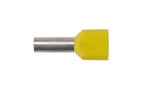 Ergom 10szt. Końcówka tulejkowa izolowana TWIN DUO HI 2x6/14mm żółta 9703 10szt! E08KH-02020102401 - Inne akcesoria elektryczne - miniaturka - grafika 1