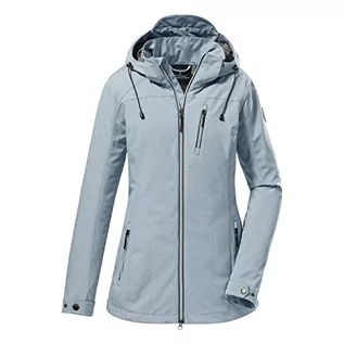 Kurtki damskie - G.I.G.A. DX Damska kurtka softshell / kurtka outdoorowa z odpinanym kapturem - GS 32 WMN SFTSHLL JCKT, petrol, 44, 38345-000 - grafika 1