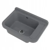 Zlewy i komory gospodarcze - ZLEWOZMYWAK GOSPODARCZY KOMORA TECHNICZNA POLO szary - miniaturka - grafika 1