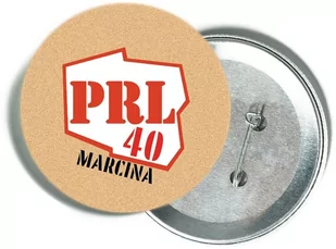 Przypinka personalizowana PRL - 1 szt. - Urodziny dla dorosłych - miniaturka - grafika 1