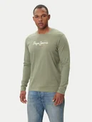 Koszulki męskie - Pepe Jeans Longsleeve Eggo Long N PM5010135 Khaki Regular Fit - miniaturka - grafika 1