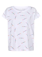 Koszulki i topy damskie - Marie Lund - T-shirt damski, biały|wielokolorowy - miniaturka - grafika 1