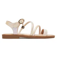 Buty dla dziewczynek - Jenny CM240827-6A Beżowy - miniaturka - grafika 1