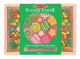 Melissa&Doug Zielony zestaw koralików Kwiatuszki 14178 - Prace ręczne dla dzieci - miniaturka - grafika 2