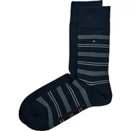 Skarpetki męskie - Tommy Hilfiger Skarpety 2-pack FANCY BRETON - miniaturka - grafika 1