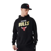 Bluzy męskie - Bluza męska New Era Team Script OS Hoody Chicago Bulls - miniaturka - grafika 1