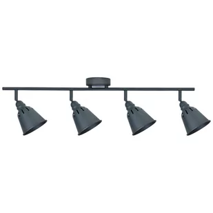 Polux Plafon LAMPA sufitowa FIONA 4 311986 metalowa OPRAWA regulowane retro reflektorki czarne 311986 - Lampy sufitowe - miniaturka - grafika 1