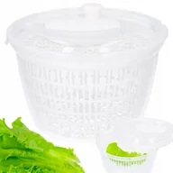 Pozostałe akcesoria kuchenne - Wirówka do sałaty suszarka cedzak warzyw owoców 5l - miniaturka - grafika 1