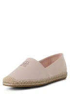 Espadryle damskie - Tommy Hilfiger Damskie espadryle Kobiety Tekstylia różowy jednolity, 39 - miniaturka - grafika 1