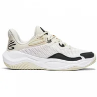 Buty sportowe damskie - Buty do koszykówki uniseks Under Armour Curry Splash 24 Sde - beżowe - miniaturka - grafika 1