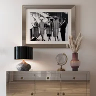 Lampy stojące - KARE Mamo Deluxe lampa stołowa, szara - miniaturka - grafika 1
