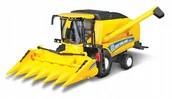 Samochody i pojazdy dla dzieci - NEW HOLLAND TC5.90 METALOWY KOMBAJN HEDER DO KUKURYDZY POJAZD ROLNICZY - miniaturka - grafika 1