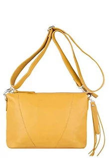 Torebki damskie - Legend Badia-a torba na ramię, żółty - Żółty (Oker) - 10x21x30 cm (B x H x T) - grafika 1