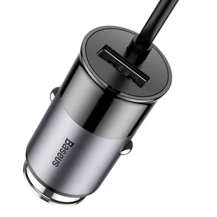 Enjoy Baseus Baseus Together ładowarka samochodowa z przedłużaczem hubem 4x USB 5.5A szary (CCTON-0G) hurtel-37937-0 - Ładowarki samochodowe - miniaturka - grafika 11