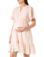 Sukienki ciążowe - ESPRIT Maternity Sukienka damska tkana z krótkim rękawem, Light Pink - 690, 40 - miniaturka - grafika 1