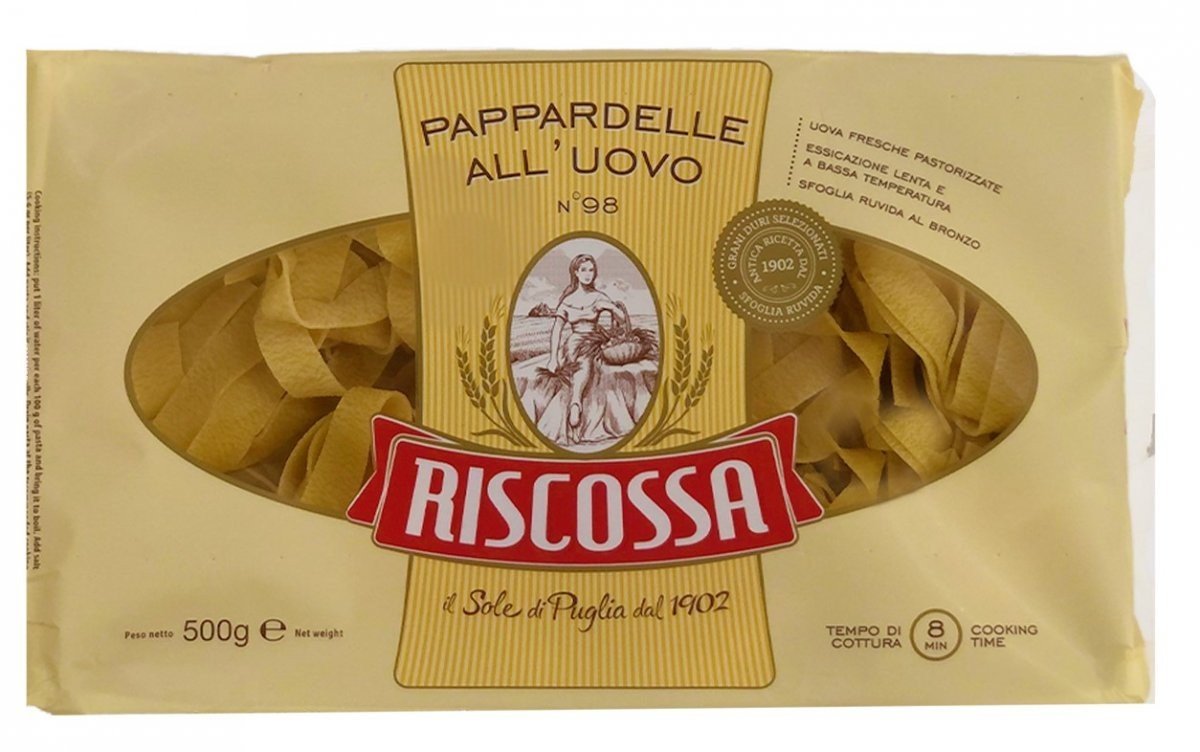 PASTIFICIO RISCOSSA Makaron Pappardelle jajeczne 500 g