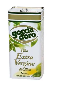 Goccia D'Oro Oliwa z oliwek Extra Vergine puszka 5 l - Zdrowa żywność - miniaturka - grafika 1