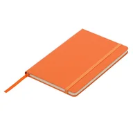Notesy i bloczki - Notatnik 130x210/80k kratka Asturias, pomarańczowy - miniaturka - grafika 1