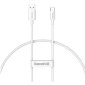 Kable - Kabel USB do USB-C Baseus Superior 100W 0.25m (biały) - miniaturka - grafika 1