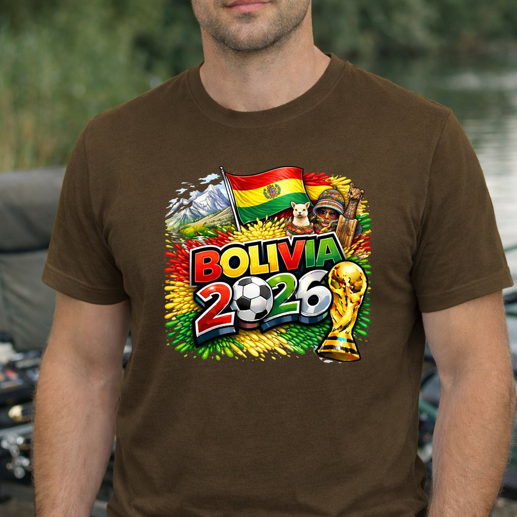 Koszulka WORLD CUP 2026 kolor brązowy rozmiar 4XL