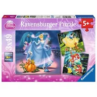 Puzzle - Ravensburger Księżniczki puzzle 49 elementów - miniaturka - grafika 1