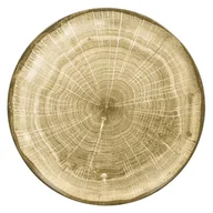 Talerze - PORCELANA RAK Woodart talerz płaski brązowy 29 cm - miniaturka - grafika 1
