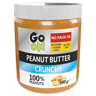 Go On Masło Orzechowe Chrupiące Peanut Butter Crunchy 500 g Sante - Majonezy i dressingi - miniaturka - grafika 1