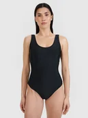 Stroje kąpielowe - 4F Kostium kąpielowy jednoczęściowy damski - czarny XS - miniaturka - grafika 1