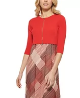 Bluzy damskie - DKNY Damska bluza dresowa, Poppy Red, M - miniaturka - grafika 1