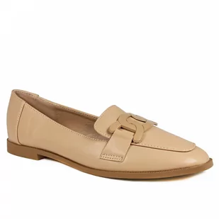 Mokasyny damskie Sixth Sens Paris 888-266 beżowe - Mokasyny damskie - miniaturka - grafika 1