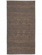 Dywany - Chodnik dywanowy Malaga aztec juta brązowy 80 x 150 cm - miniaturka - grafika 1