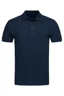 Odzież medyczna - Koszulka polo medyczna męska granatowa XL - miniaturka - grafika 1