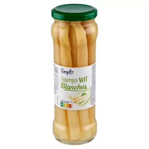 Simpl Szparagi średnie białe 330 g - Warzywa w marynacie - miniaturka - grafika 1