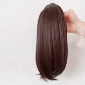 Pozostałe akcesoria fryzjerskie - TEMU Koński Ogon Proste Przedłużanie Kucyka Syntetyczne Wsuwane Przedłużanie Włosów Eleganckie Do Codziennego Użytku Akcesoria Do Włosów Halloween - miniaturka - grafika 1