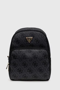 Guess plecak BERTA damski kolor czarny duży wzorzysty TWB868 89900 - Plecaki - miniaturka - grafika 1