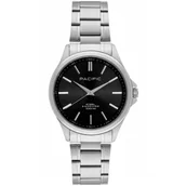 Zegarki męskie - Srebrny męski zegarek na bransolecie PACIFIC SSMB-1103-02 - miniaturka - grafika 1