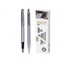 Zenith Komplet  Silver w etui pióro wieczn+długopis - Przybory szkolne - miniaturka - grafika 1